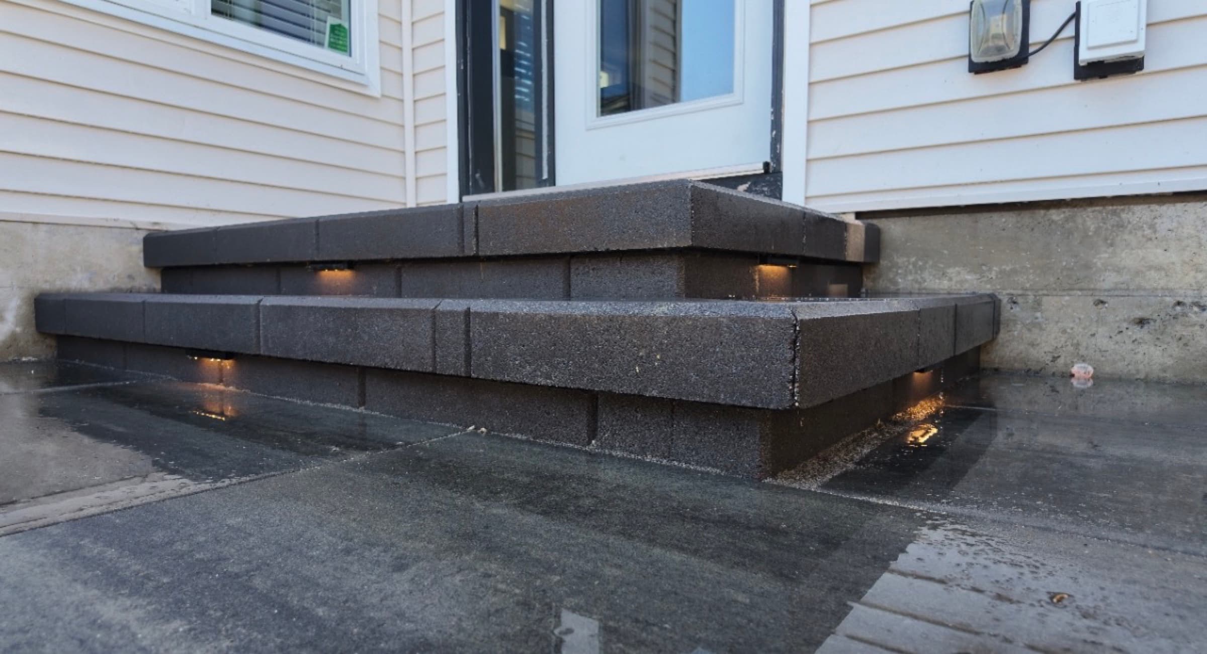 Steps & stairs: recent paver work