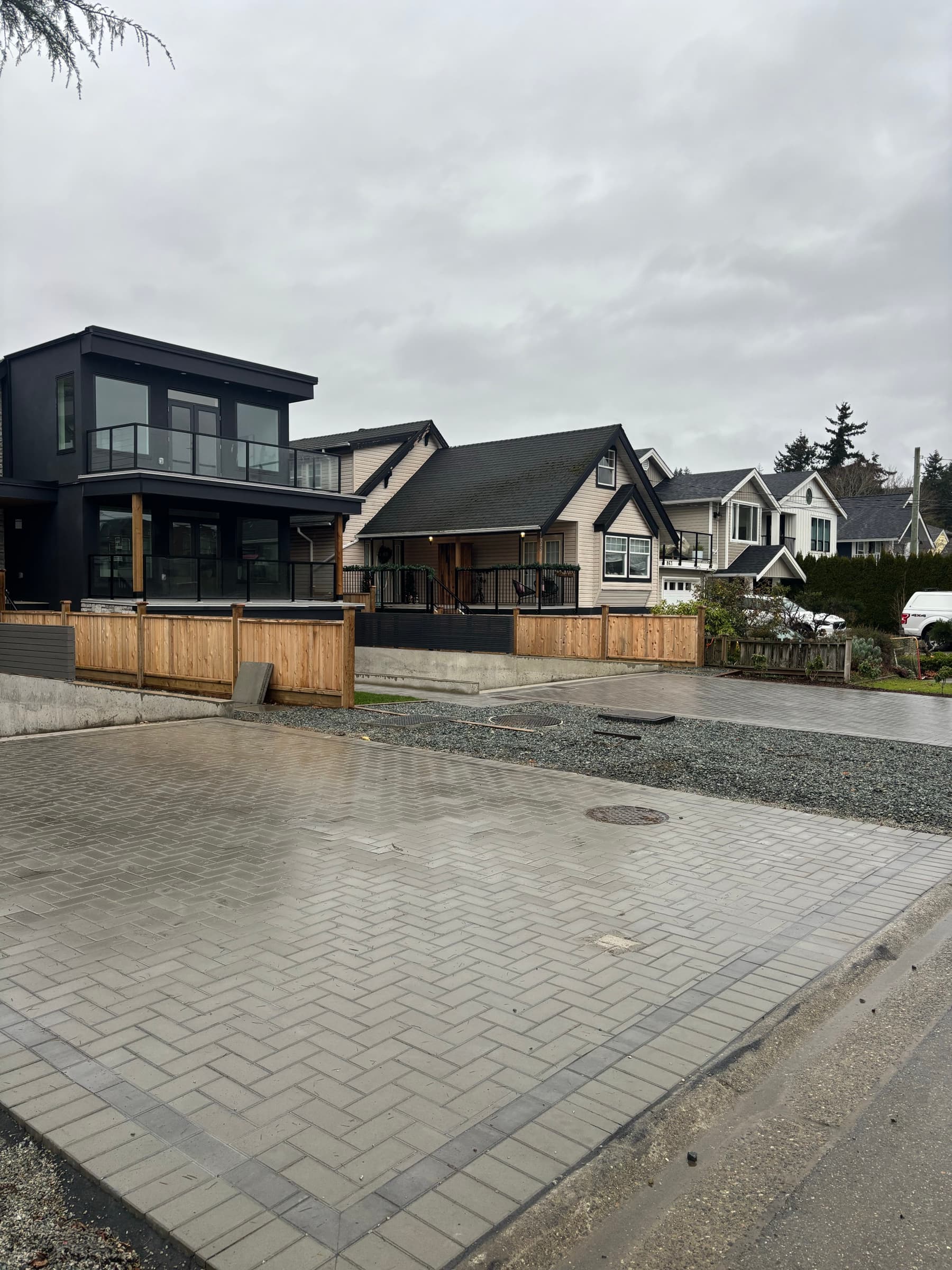 Recent paver work in White Rock & South Surrey
